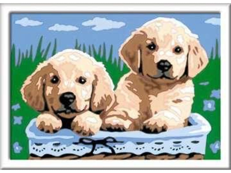 Ravensburger CreArt Painting by Numbers - Cute Puppies