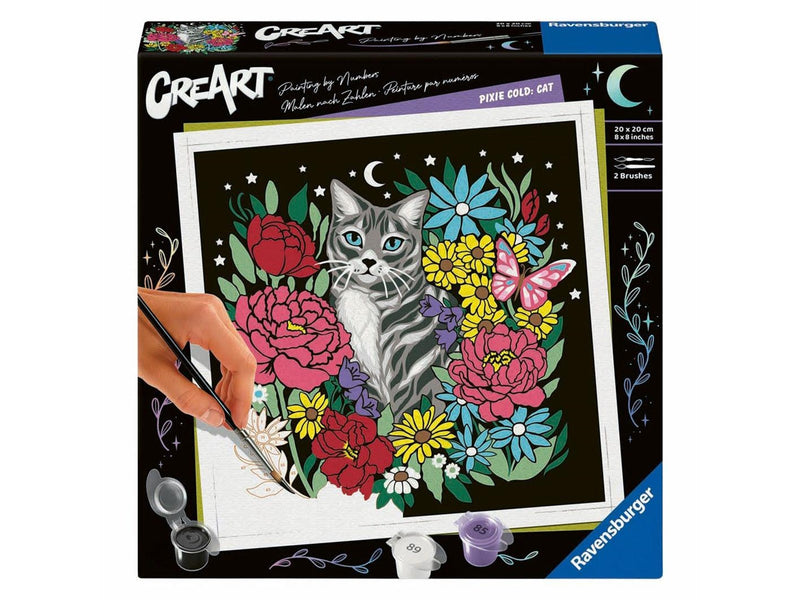 Ravensburger CreArt Pixie Cold Paint by Number - Cat
