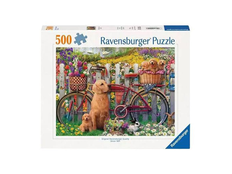 Ravensburger Cute Dogs In The Garden 500p