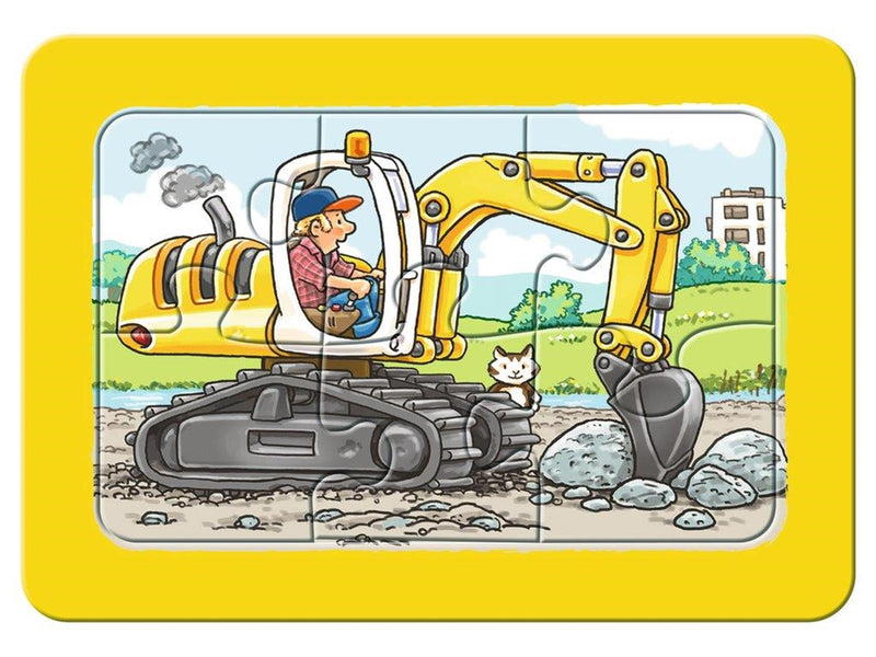 Ravensburger Excavator Tractor & Dump Tractor 3x6p