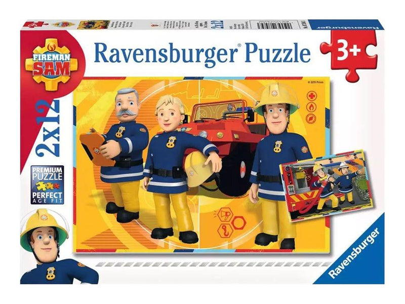 Ravensburger Fireman Sam In Action 2x12p