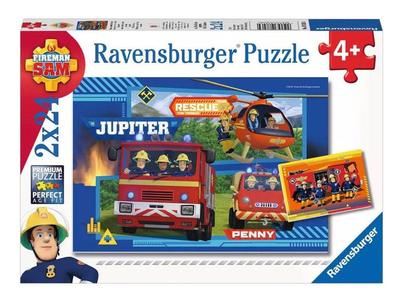 Ravensburger Fireman Sam To The Rescue 2x24p