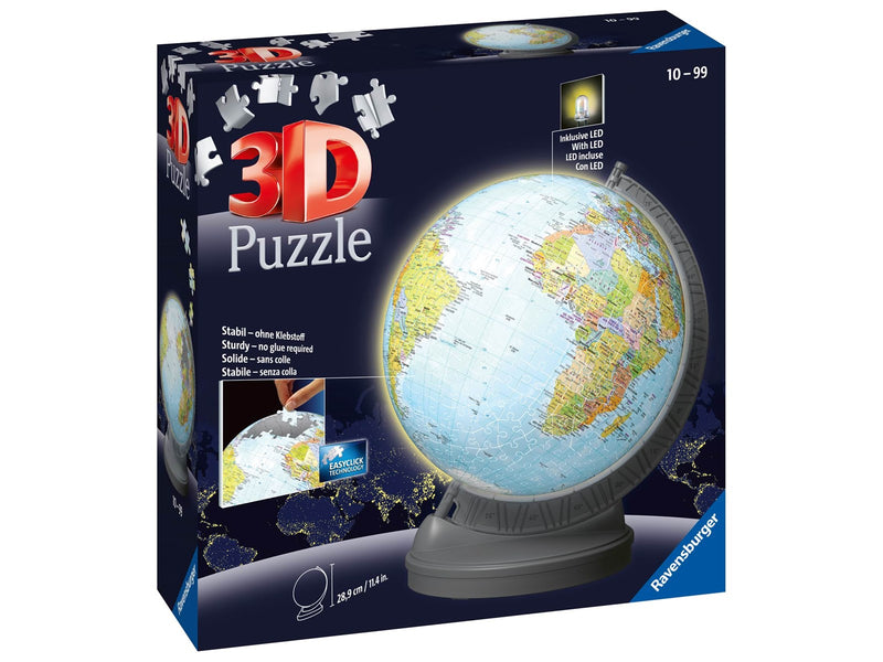 Ravensburger Globe With Light 540p 3D Puzzle