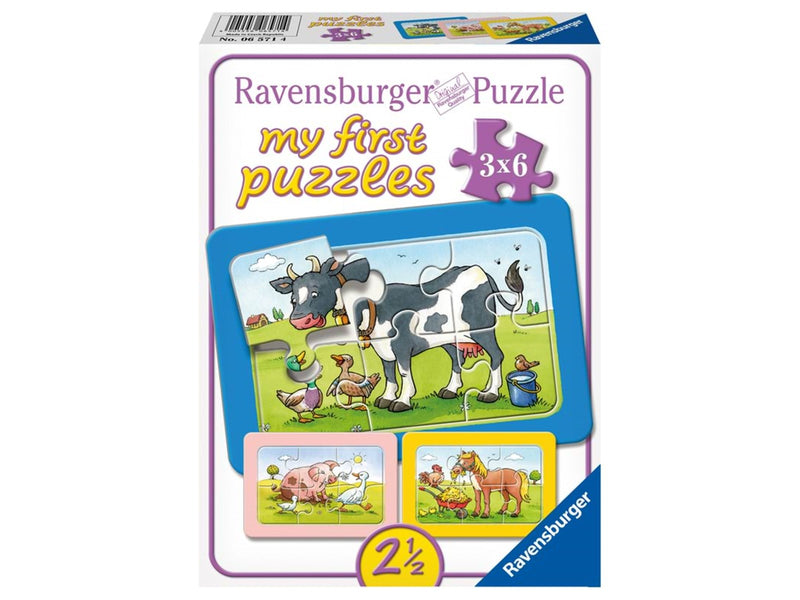 Ravensburger Good Animal Friends 3x6p