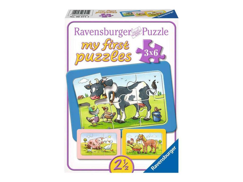 Ravensburger Good Animal Friends 3x6p