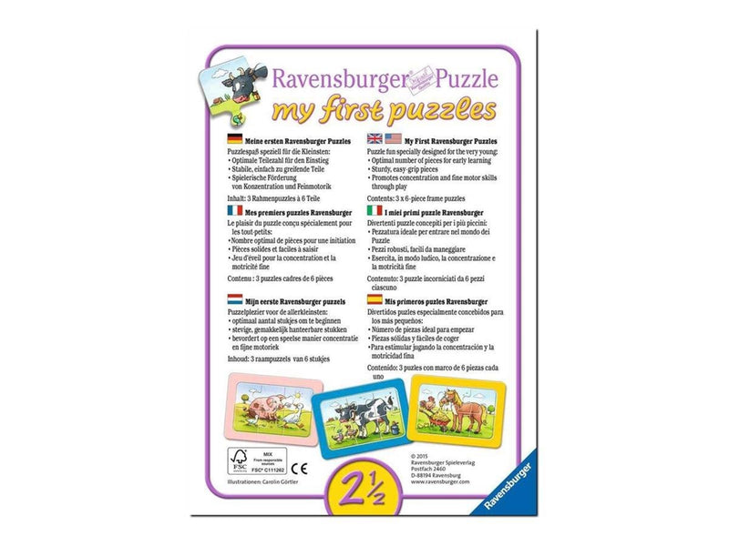 Ravensburger Good Animal Friends 3x6p