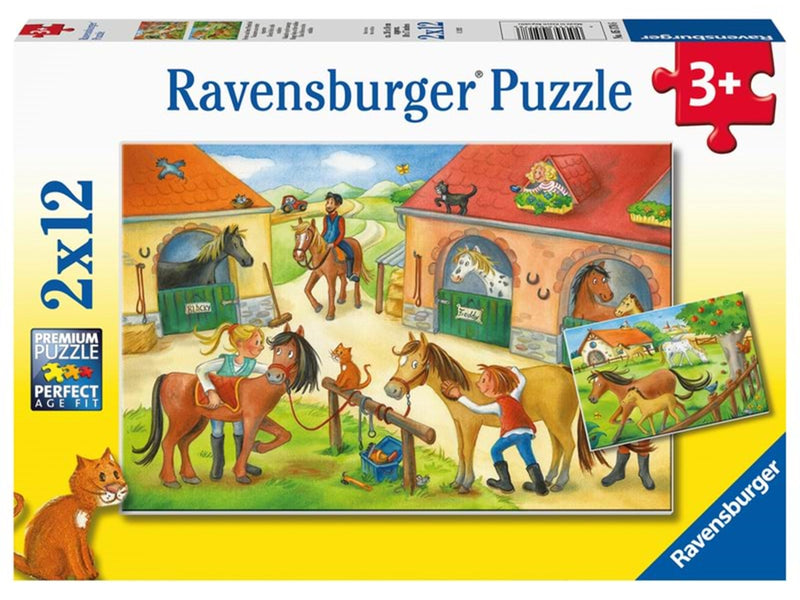 Ravensburger Happy Days At The Stables 2x12p