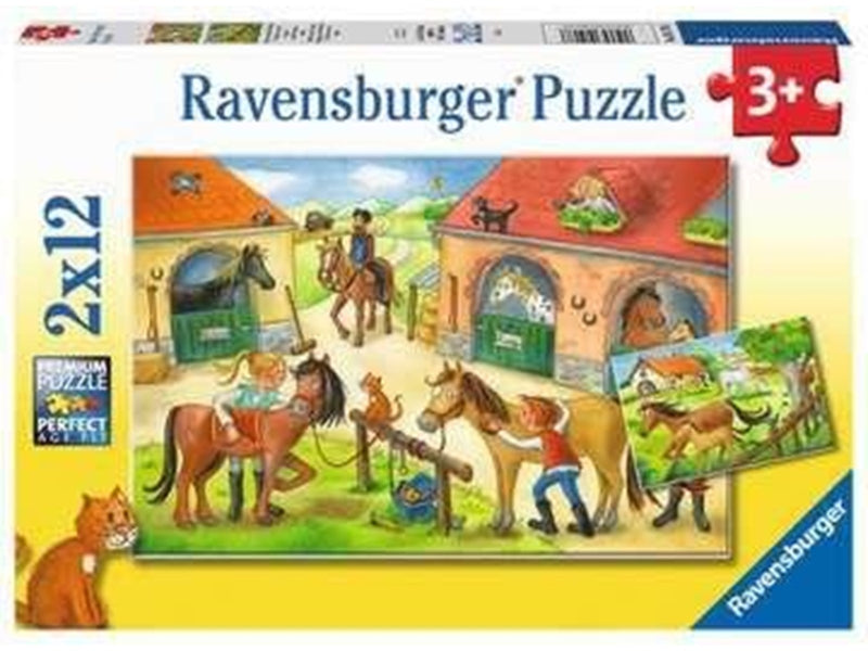 Ravensburger Happy Days At The Stables 2x12p