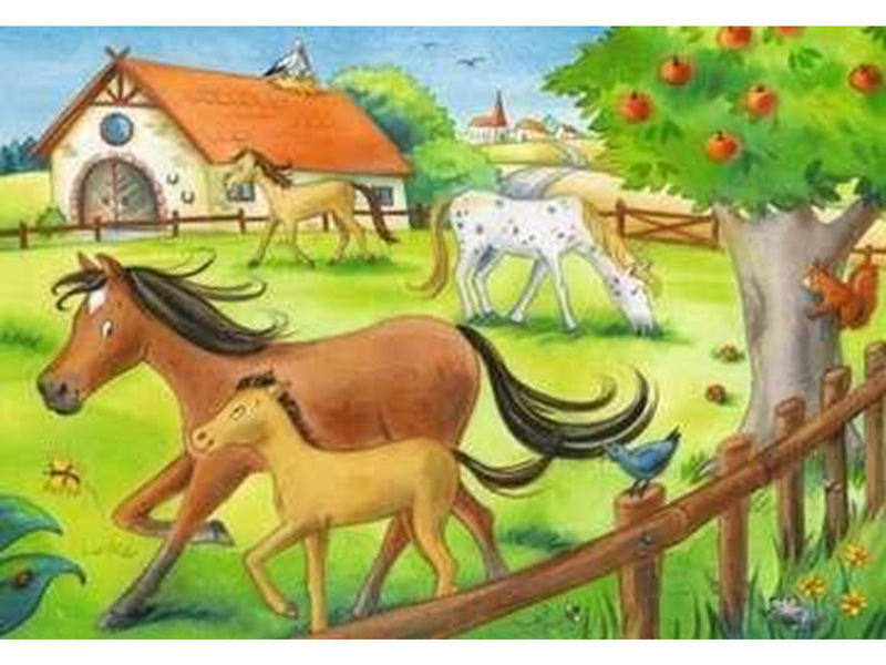Ravensburger Happy Days At The Stables 2x12p