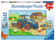 Ravensburger Hard At Work 2x12p