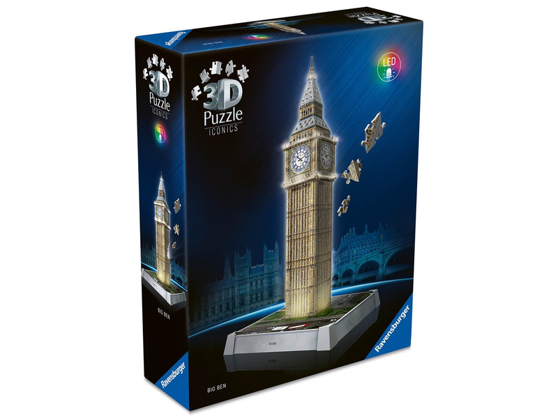 Ravensburger Iconics: Big Ben - mit Licht 3D Puzzle