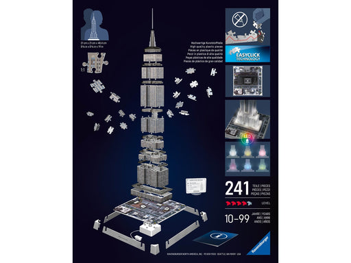 Ravensburger Iconics: Empire State Building - mit Licht 3D Puzzle