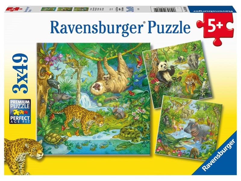 Ravensburger In The Jungle 3x49p