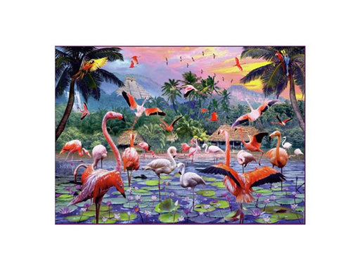 Ravensburger Jigsaw puzzle Pink Flamingos 1000 pcs. 2D Puzzles