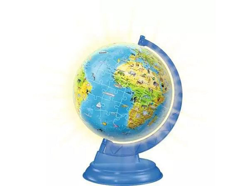 Ravensburger Light Up Children's World Map 3D Puzzle 180pc 3D Puzzle