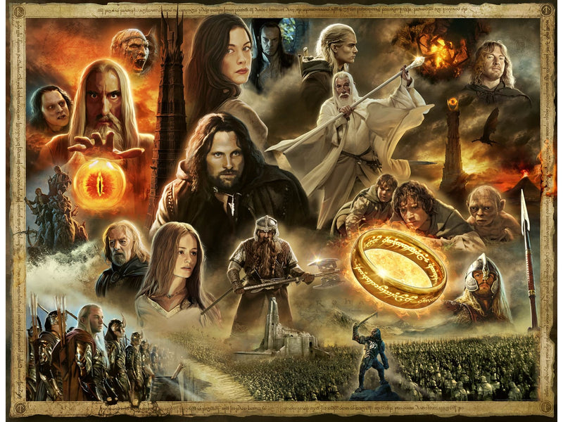 Ravensburger Lord Of The Rings The Two Towers 2000p Block