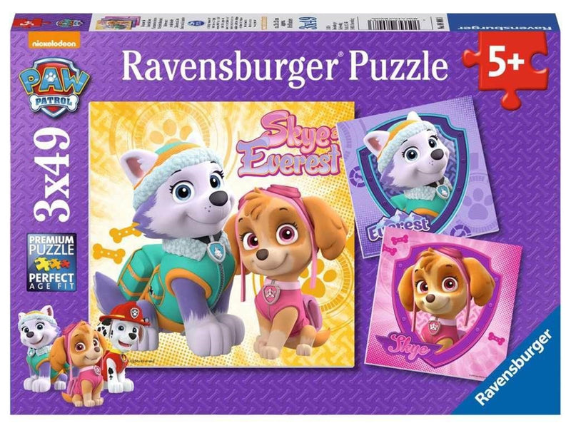 Ravensburger Paw Patrol Glamourous Girls 3x49p