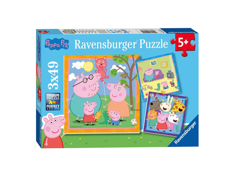 Ravensburger Peppa Pig 3x49pcs