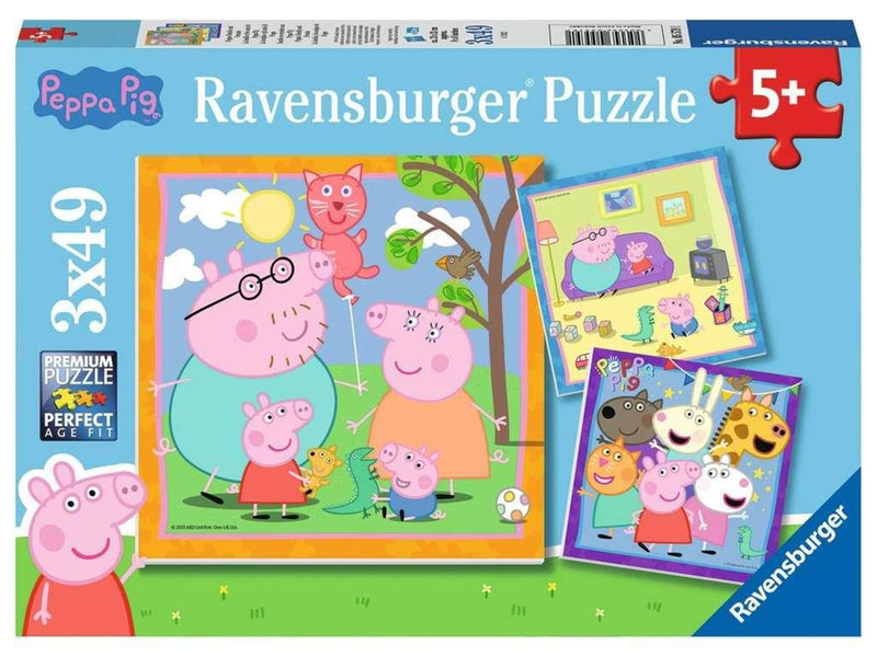 Ravensburger Peppa Pig 3x49pcs