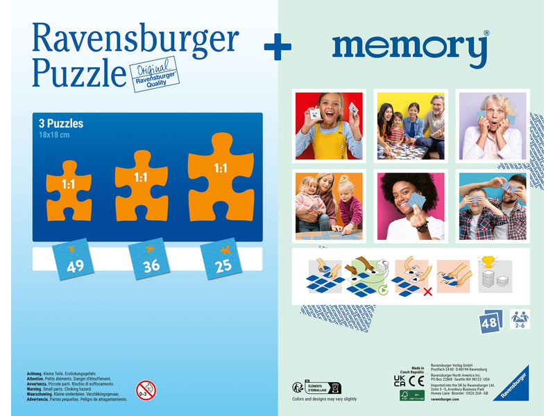 Ravensburger Peppa Pig Puzzle+memory® - Vendespil