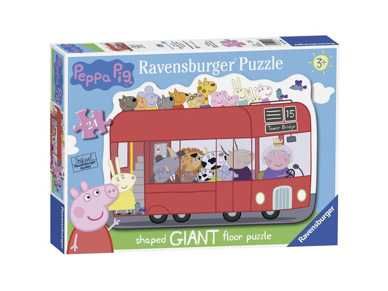 Ravensburger Peppa Pig Shaped Bus 24 2D Puzzles
