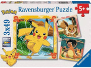 Ravensburger Pokémon 3x49p - 5+