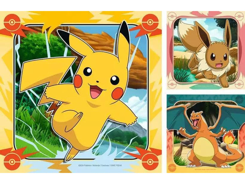 Ravensburger Pokémon 3x49p - 5+