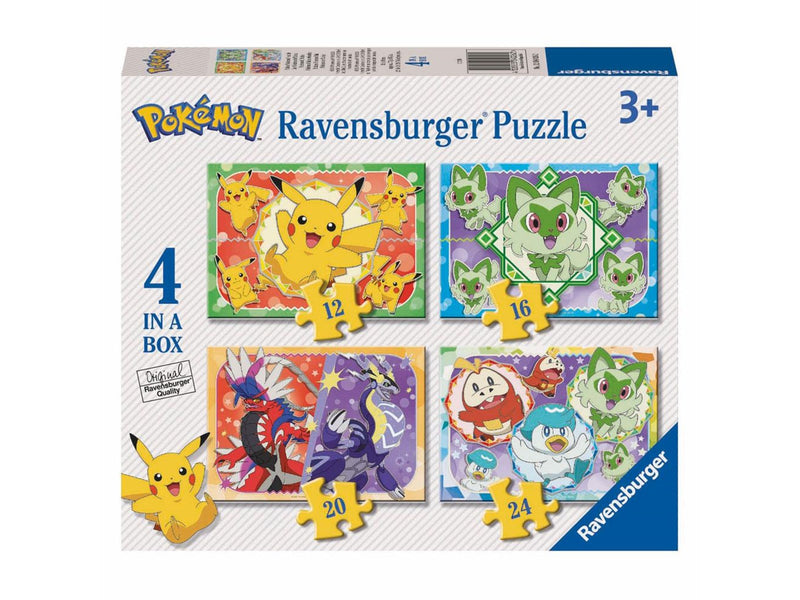 Ravensburger Pokémon Puzzle - 4 Puzzles 2D Puzzles