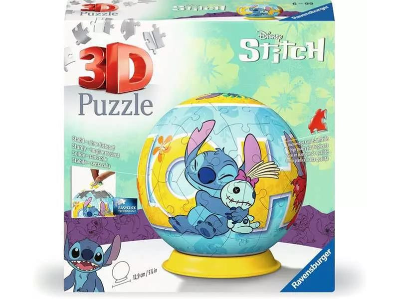 Ravensburger Puzzle Ball: Disney Stitch 3D Puzzle