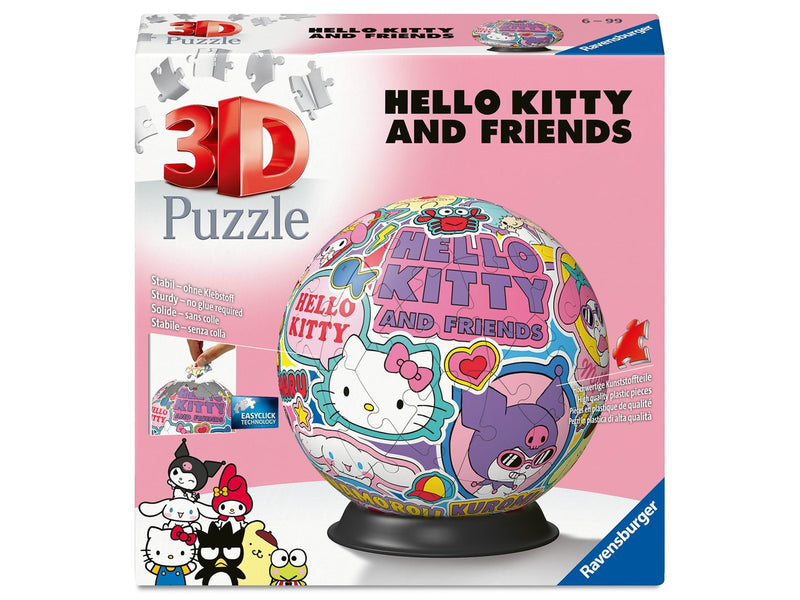 Ravensburger Puzzle-Ball Hello Kitty and Friends 3D Puzzle