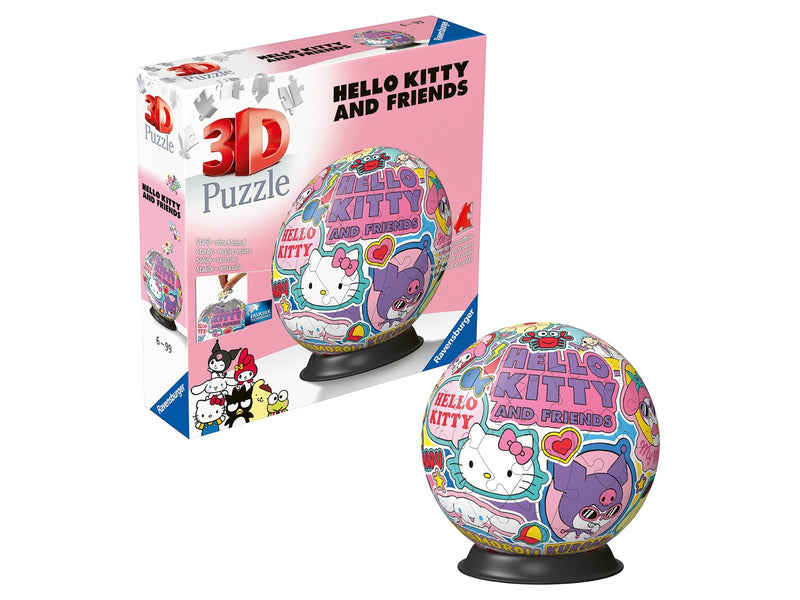 Ravensburger Puzzle-Ball Hello Kitty and Friends 3D Puzzle