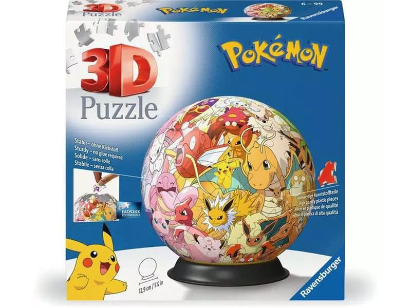 Ravensburger Puzzle Ball: Pokémon - Kanto Region 3D Puzzle
