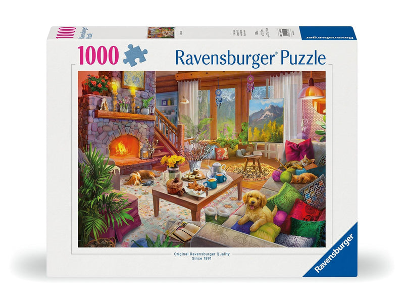 Ravensburger Puzzle Cozy Cabin 1000p