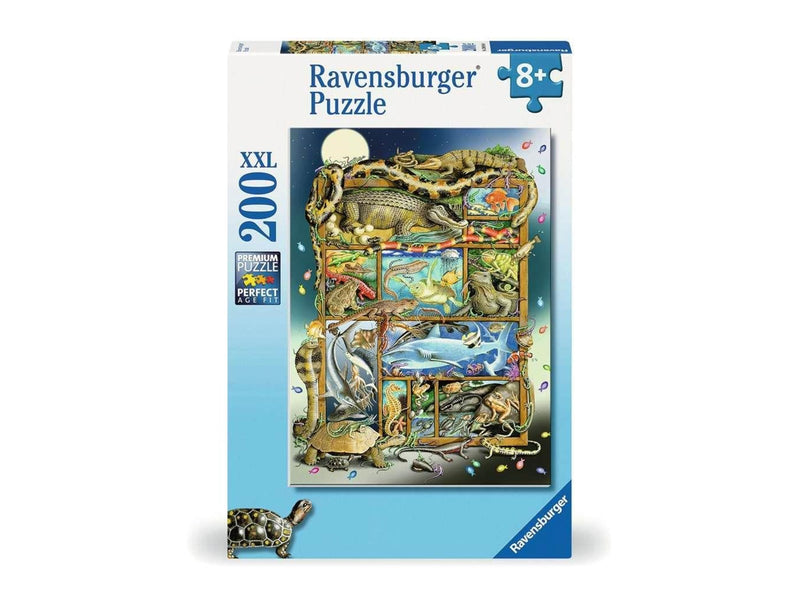 Ravensburger Reptilien im Regal
