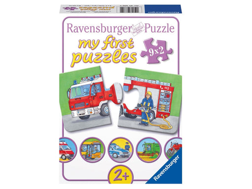 Ravensburger Special Vehicles puzzle 9x2pcs. 2D Puzzles
