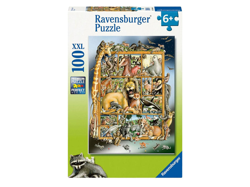 Ravensburger Tiere im Regal