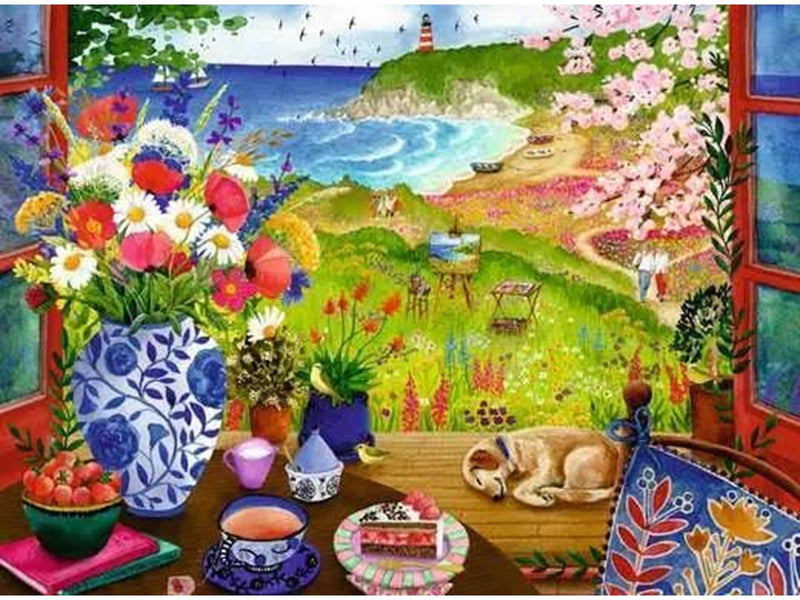 Ravensburger View Out The Window 100p Ad - 9+