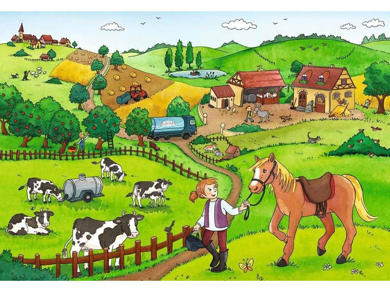 Ravensburger Working On The Farm 2x12p