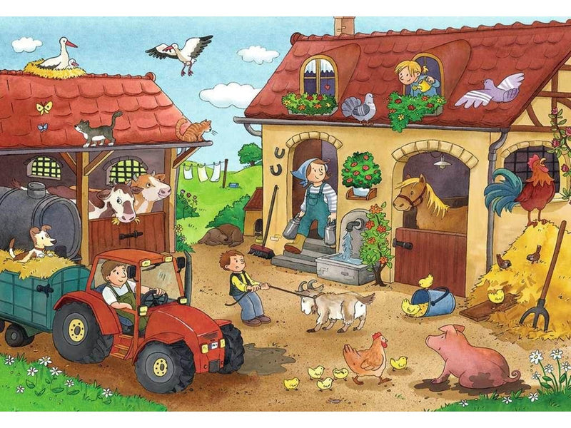 Ravensburger Working On The Farm 2x12p