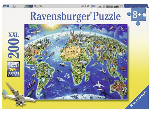 Ravensburger World Landmarks Map 200p
