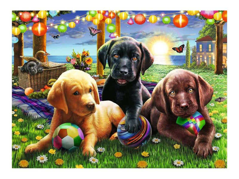 Ravensburger XXL - Puppy Picnic 2D Puzzles