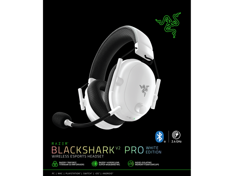 Razer BLACKSHARK V2 PRO (2023) - White