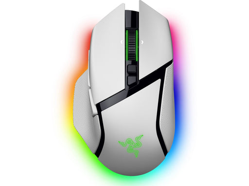 Razer Basilisk V3 Pro 35K - Gaming Maus (Weiß mit RGB Licht)