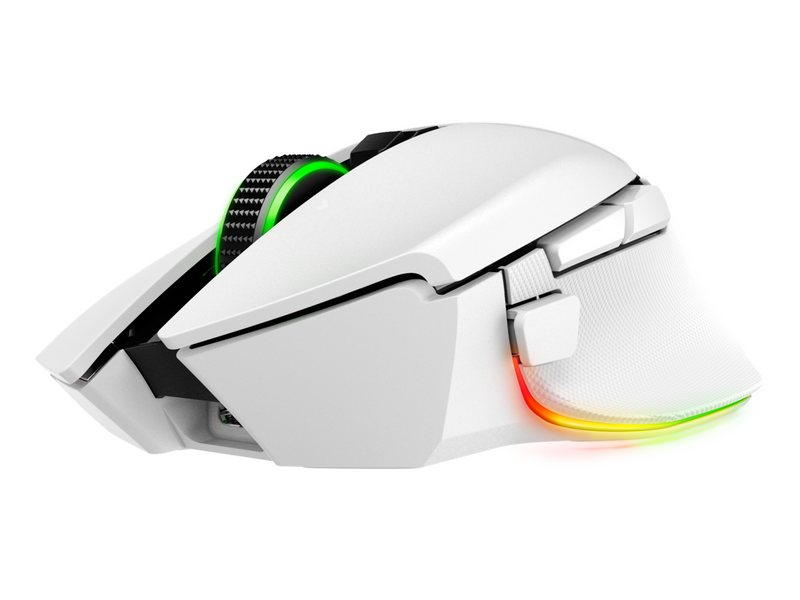 Razer Basilisk V3 Pro 35K - Gaming Maus (Weiß mit RGB Licht)