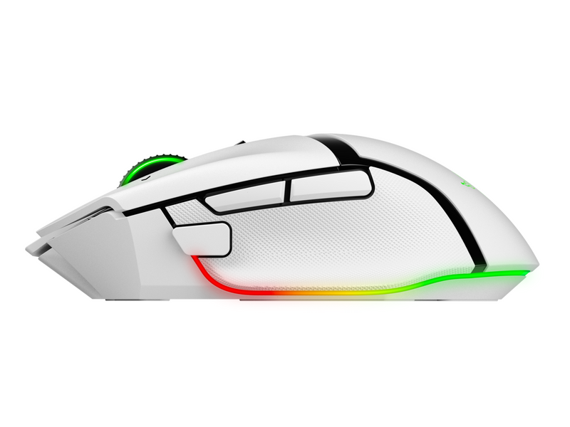 Razer Basilisk V3 Pro 35K - Gaming Maus (Weiß mit RGB Licht)