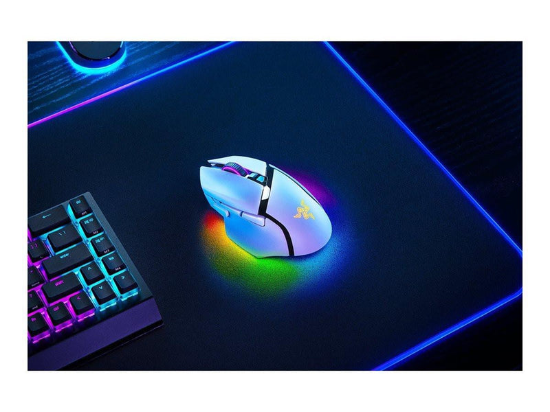 Razer Basilisk V3 Pro 35K Wireless (Phantom White) - Gaming Maus (Weiß)