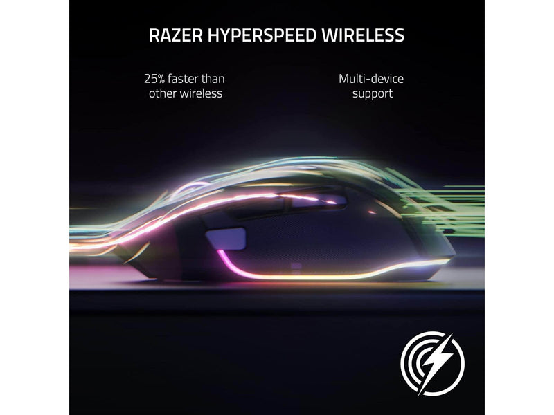 Razer Basilisk V3 Pro - Mercury - Gaming Maus (Weiß mit RGB Licht)