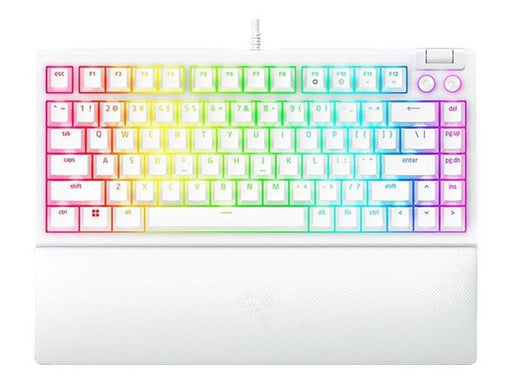 Razer BlackWidow V4 75% Hotswap - Tactile Mechanical - Gaming Tastatur (TKL) - 75% - Englisch (US) - Weiss