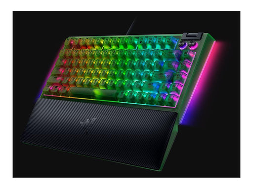 Razer BlackWidow V4 75% Hotswap - Tactile Mechanical - Phantom Green Edition - Gaming Tastatur (TKL) - 75% - Englisch (US) - Grün