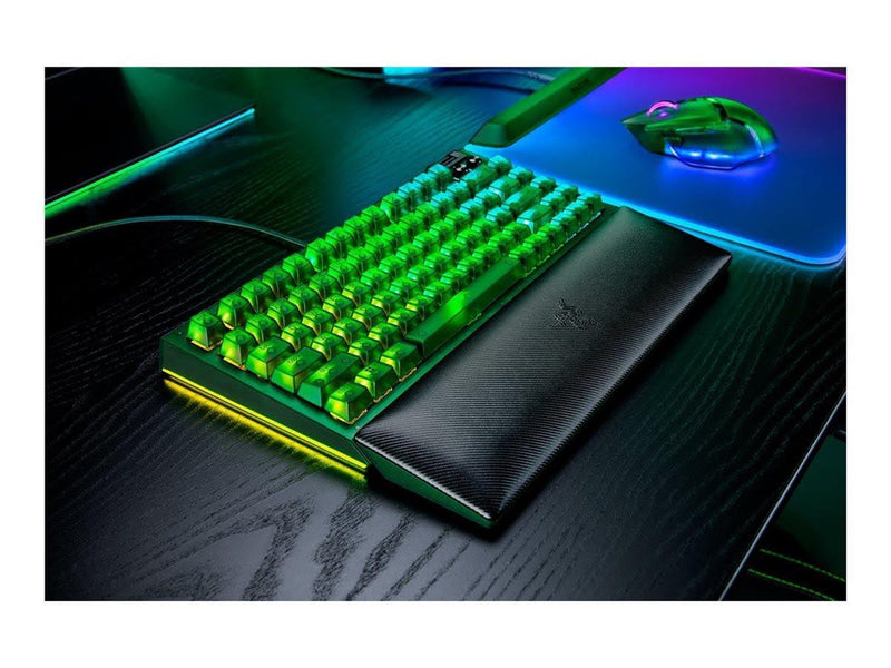 Razer BlackWidow V4 75% Hotswap - Tactile Mechanical - Phantom Green Edition - Gaming Tastatur (TKL) - 75% - Englisch (US) - Grün